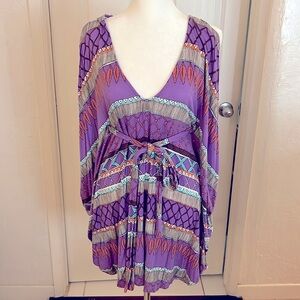 Mara Hoffman swim. Cover up. 0/S cold shoulder,waist tie, excellent condition.